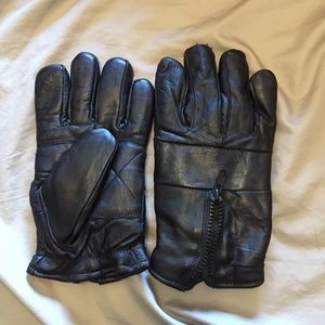 Black Women's Motorcycle Riding Gloves